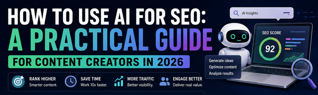 How to Use AI for SEO: A Practical Guide for Content Creators in 2026